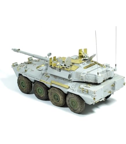 トランペッター　スペイン陸軍 チェンタウロ　プラモデル トランペッター チェンタウロ戦闘偵察車(スペイン軍所属) 製作中